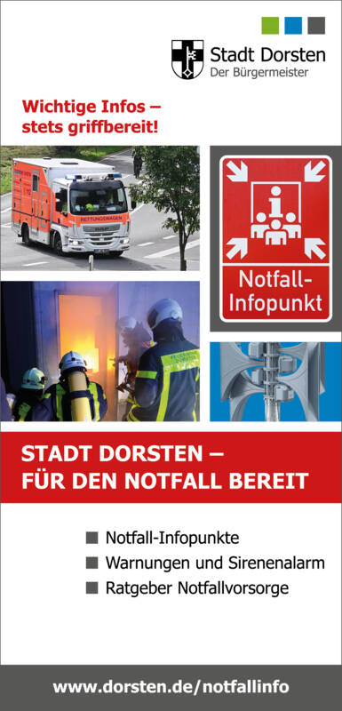 Stadt Dorsten - Für Den Notfall Bereit - Pressemitteilungen März 2023 ...